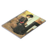 着席させたWoman 1901年 ノートブック (左側)