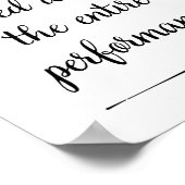 着席したバスルームプリント ポスター (角)