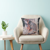 着席のオオカミ2000年 クッション (椅子)