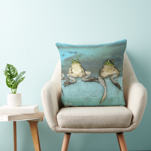 着席のカエル クッション (椅子)
