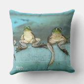 着席のカエル クッション (裏面)