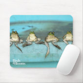 着席のカエル マウスパッド (マウス)