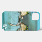 着席のカエル Case-Mate iPhoneケース (裏面 (横))