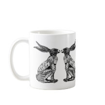 着席のノウサギ