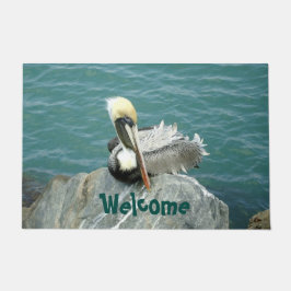 着席のペリカンのカスタム ドアマット