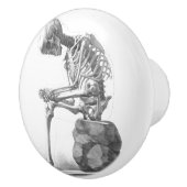 着席のヴィンテージの骨組考えるなノブ セラミックノブ (右)