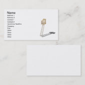 着席の梯子によって閉められる窓 名刺 (正面/裏面)