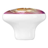 着席の石造りの人魚 セラミックノブ (側面)