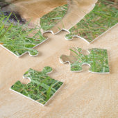 着席の英国のマスティフ犬のパズル ジグソーパズル (側面)