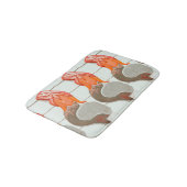 着席の赤毛の人魚 バスマット (アングル)