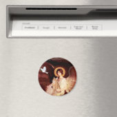 着席エンジェル – オレンジ虎猫SH cat 46 マグネット (インサイチュ (食洗機))