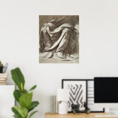 着席姿のドレープ勉強, c.1475-80 ポスター (ホームオフィス)