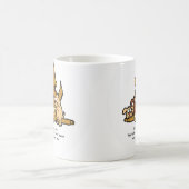 着席/犬小屋のコーヒー・マグの昇進項目の後をつけて下さい コーヒーマグカップ (中央)