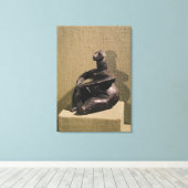 着座女性姿、紀元前3500年～2500年 キャンバスプリント (インサイチュ (ウッドフロア))