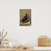 着座女性姿、紀元前3500年～2500年 ポスター (キッチン)