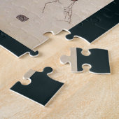 着座女性Egon Schieleオーストリアの画家1917 ジグソーパズル (側面)