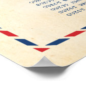 着座計画結婚はがき旅行先 ポスター (角)