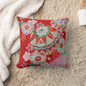 着日本の物織物 クッション (ブランケット)