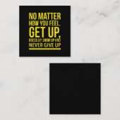 着替えて、引用文yellow.pnを表感動的示します。 スクエア名刺 (正面/裏面)