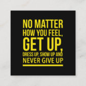 着替えて、引用文yellow.pnを表感動的示します。 スクエア名刺 (正面)