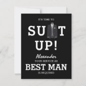 着替える時間だ! | あなたは? 招待状 (正面)