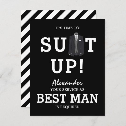 着替える時間だ! | あなたは? 招待状 (正面/裏面)