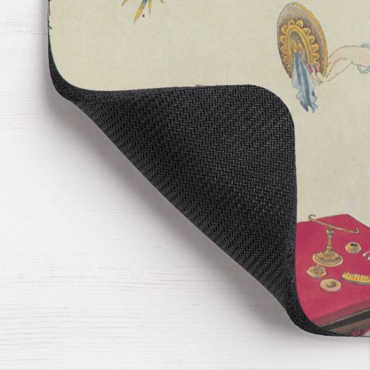 着服朝で マウスパッド (コーナー)