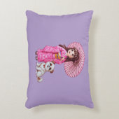 着物かわいこちゃん&子毛枕 アクセントクッション (正面(垂直))