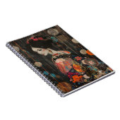 着物のノートに書かれた感傷的な女性 ノートブック (右側)