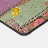 着物の幸せな女性 デスクマット (コーナー)