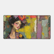 着物の幸せな女性