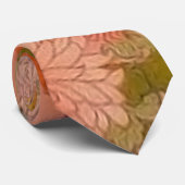 着物の花ピンク花柄 ネクタイ (ロール)