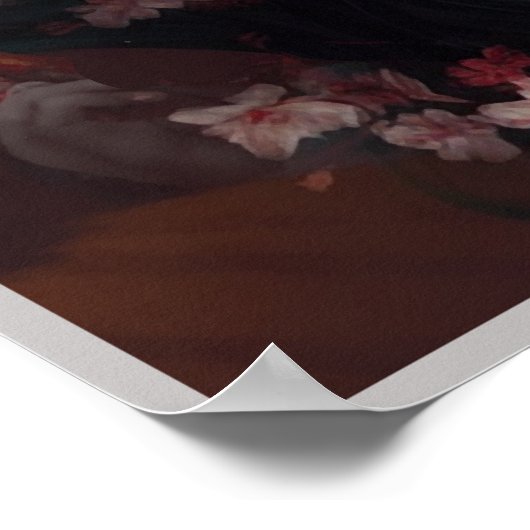 着物の芸者 ポスター (角)