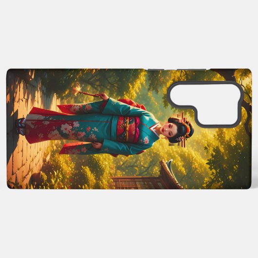 着物の輝き SAMSUNG GALAXYケース (裏面横)