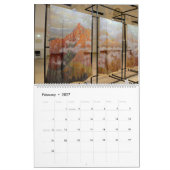 着物の12か月の芸術 カレンダー (2月 2027)