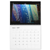 着物の12か月の芸術 カレンダー (3月 2027)