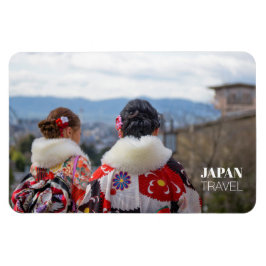 着物を着た女の子,京都,日本のお土産 マグネット