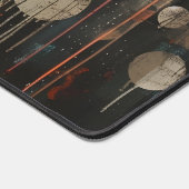 着物を着た気難しい女性 デスクマット (コーナー)