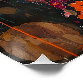 着物を着た気難しい女性 ポスター (コーナー)