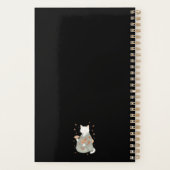 着物を着た猫が元気に プランナー手帳 (裏面)