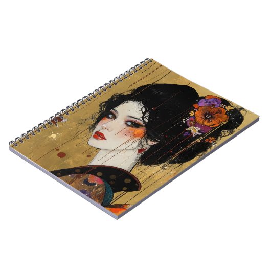 着物を着た美女 ノートブック (左側)