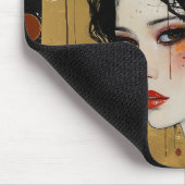 着物を着た美女 マウスパッド (コーナー)