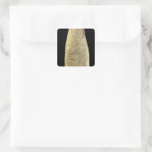 着物を羽織っている子 スクエアシール (バッグ)