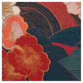 着物インスパイア和布 ファブリック (クローズアップ)