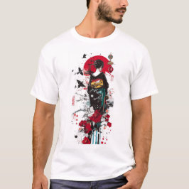 着物ガール Tシャツ