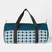 着物パターンバッグ | 七宝花菱七宝花菱 ダッフルバッグ (裏面)