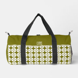 着物パターンバッグ| 七宝花菱七宝花菱 ダッフルバッグ