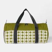 着物パターンバッグ| 七宝花菱七宝花菱 ダッフルバッグ (裏面)