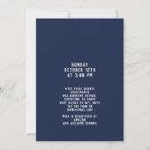 着物パターン毘沙門亀甲柄ブライダルシャワー 招待状 (裏面)