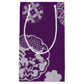 着物パターン（の模様が）ある抱き枕 スモールペーパーバッグ (正面)